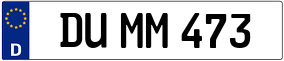 Truck License Plate